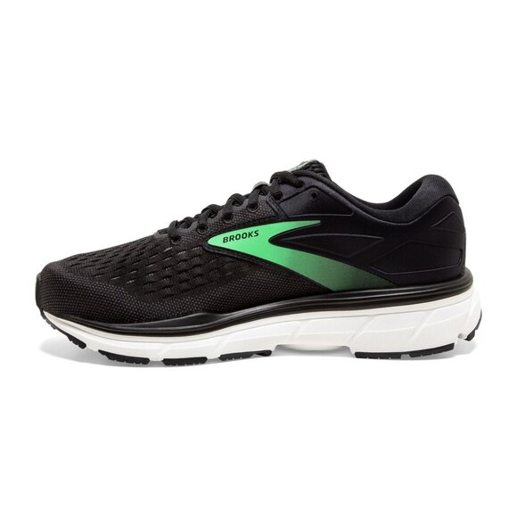 Brooks Dyad 11 Women's Black/Ebony/Green Running Shoes Size 9 Extra Wide - Picture 3 of 12